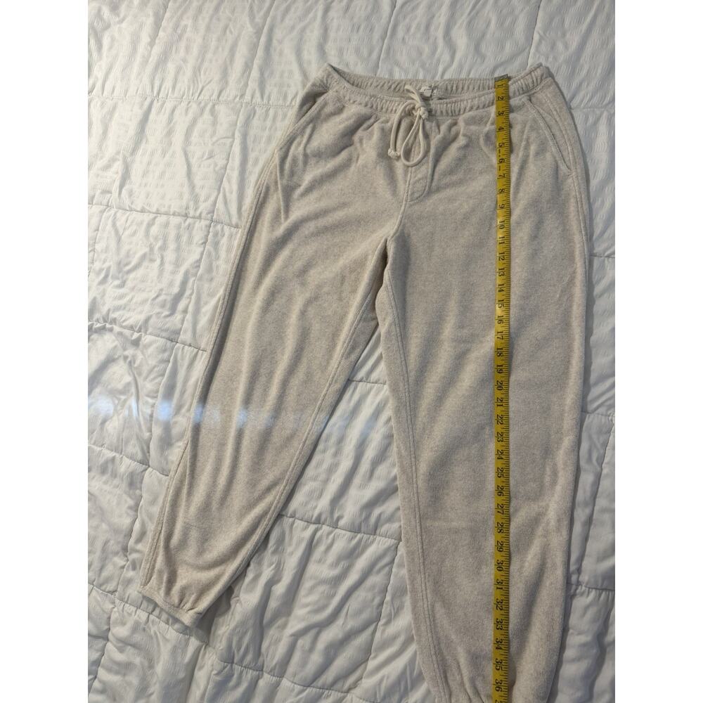 Aerie Jogger Sweatpants Pockets Elastic Waistband Athleisure Terry Cloth Cozy - Picture 5 of 5